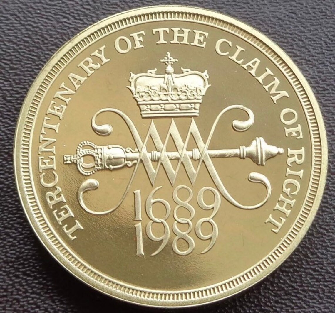 1989 Claim Of Rights Two Pound PROOF Coin Etsy 1989 Claim Of Rights Two Pound PROOF Coin Etsy