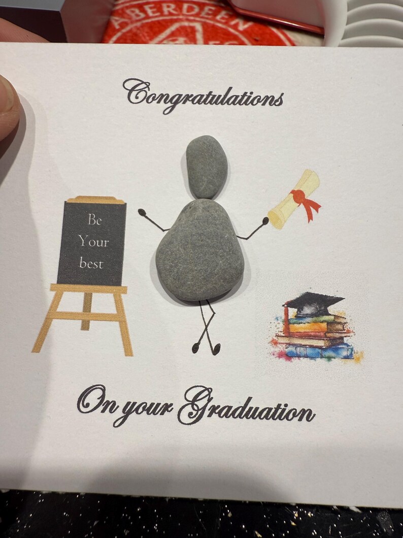 Graduation Pebble Art, Graduation Framed Art, Pebble Art Graduation ...