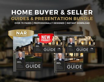 Real Estate Listing Presentation Bundle: Canva Templates (Digital Download)