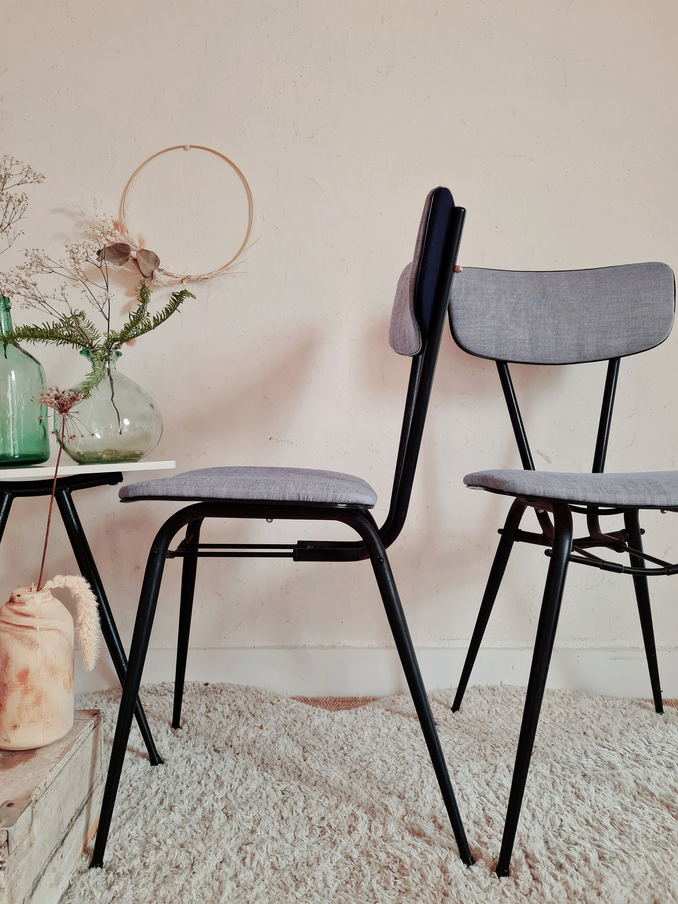 Paire De chaises Pieds