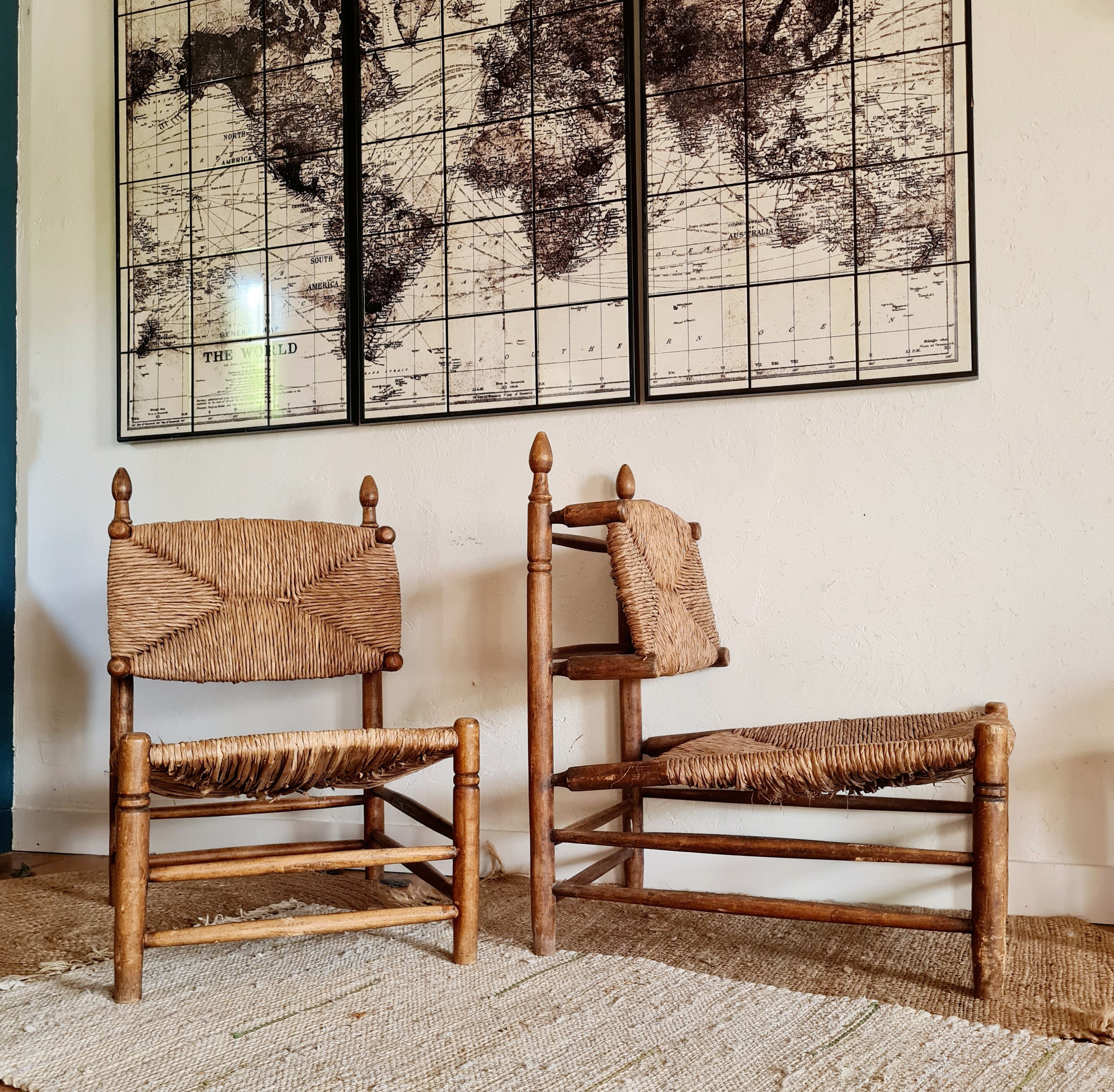Paire De fauteuils En