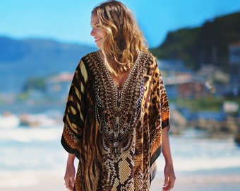 ZANZIBAR ANIMAL KAFTAN