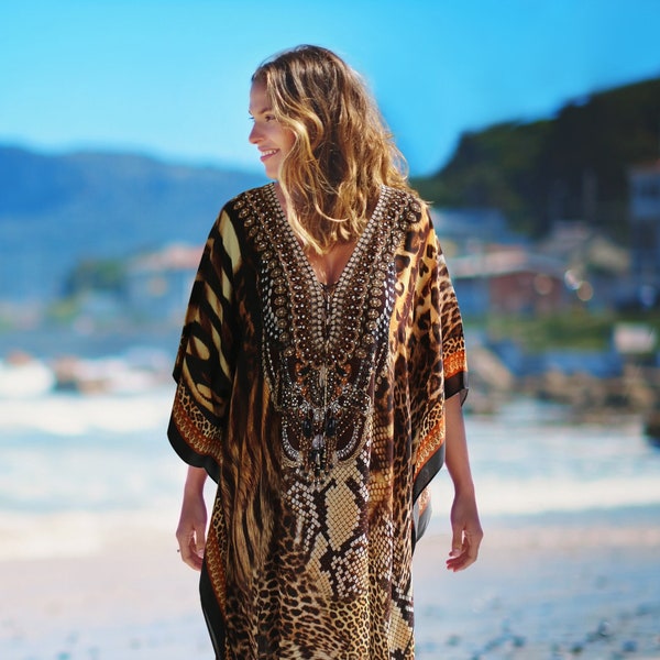 ZANZIBAR ANIMAL KAFTAN