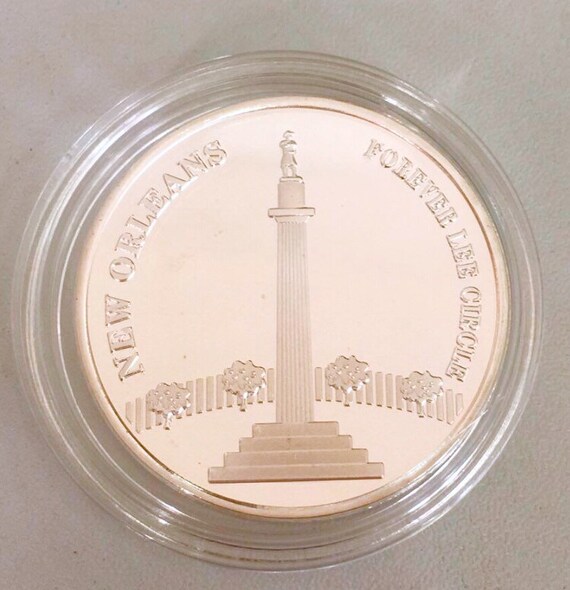 38mm Robert E. Lee Commemorative Souvenir Lee Circle coin. Etsy