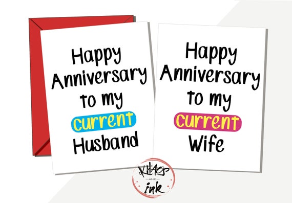 Buy Funny Anniversary Card 'happy Anniversary to My Current Online in India - Etsy Buy Funny Anniversary Card 'happy Anniversary to My Current Online in India - Etsy