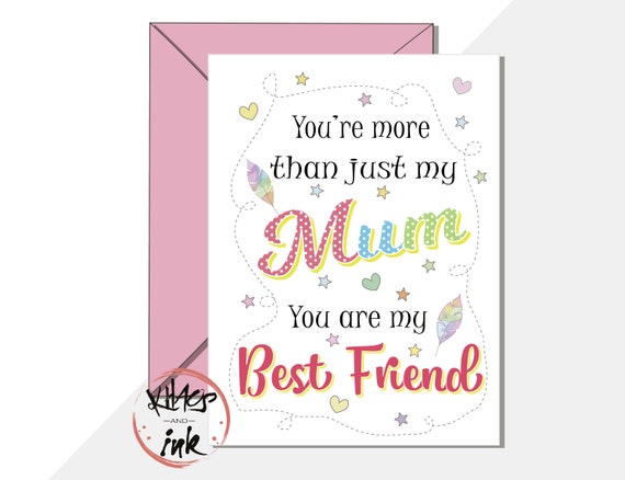 Biglietto Divertente Per La Festa Della Mamma Con Scritta "Mum Tw*t Sometimes" – Inglese, Con Adesivi - 2