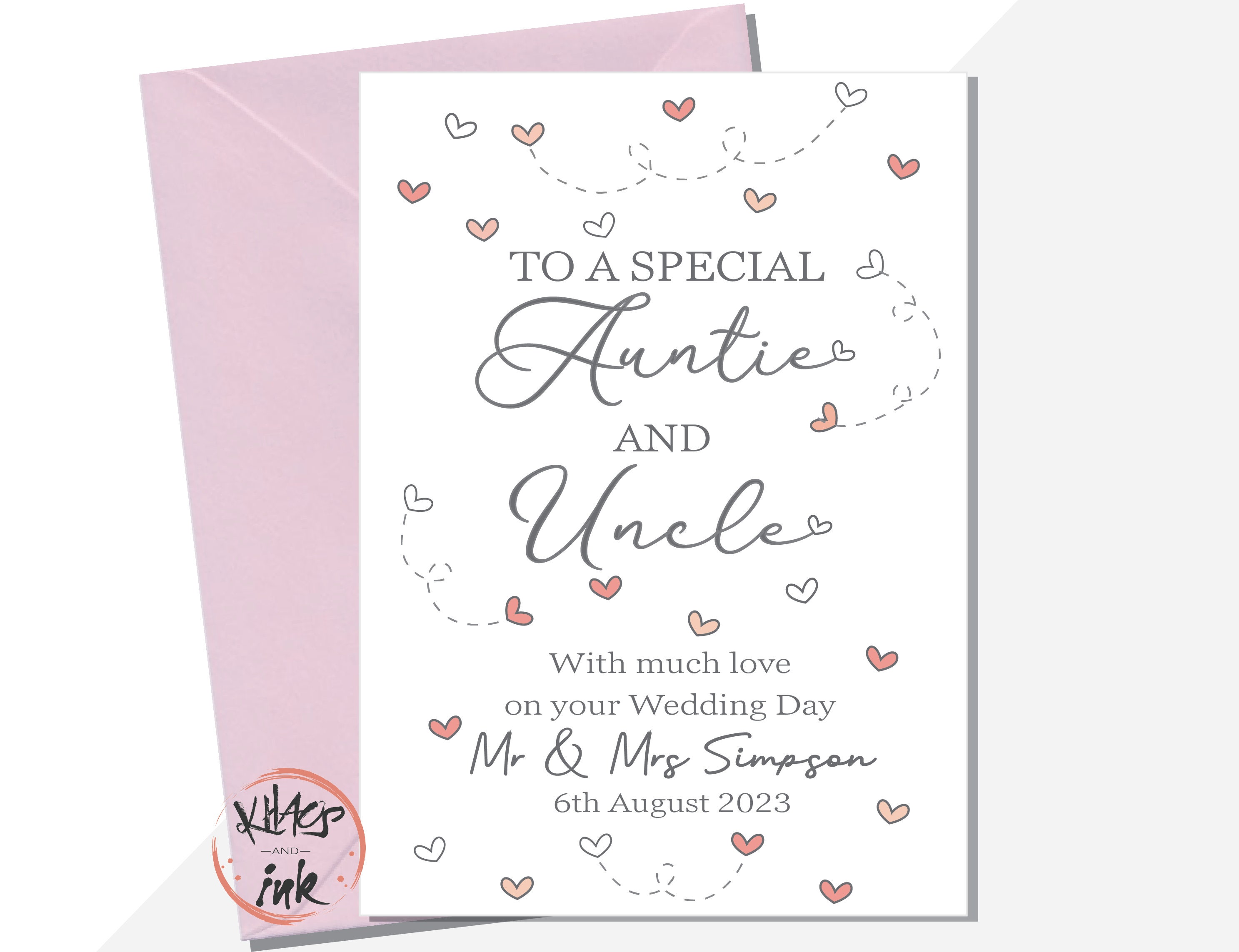 Hochzeitstagskarte Für Paare – Elegante Glückwunschkarte Zum Jubiläum (127x178 Mm, 300g/m²) Mit Umschlag