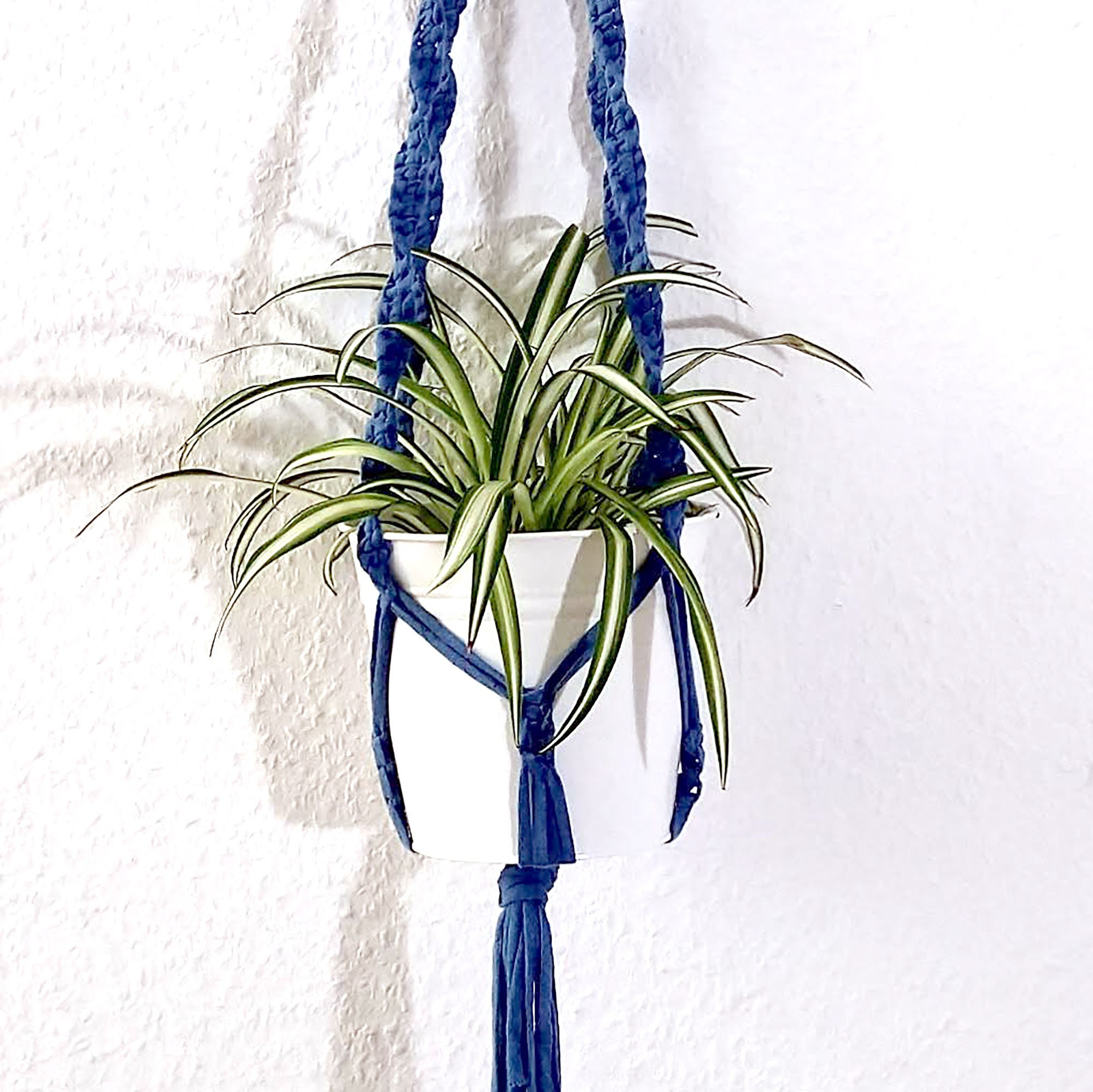 Pink Macrame Hanging Planter Spiral Knot Macrame Plant Pot Etsy