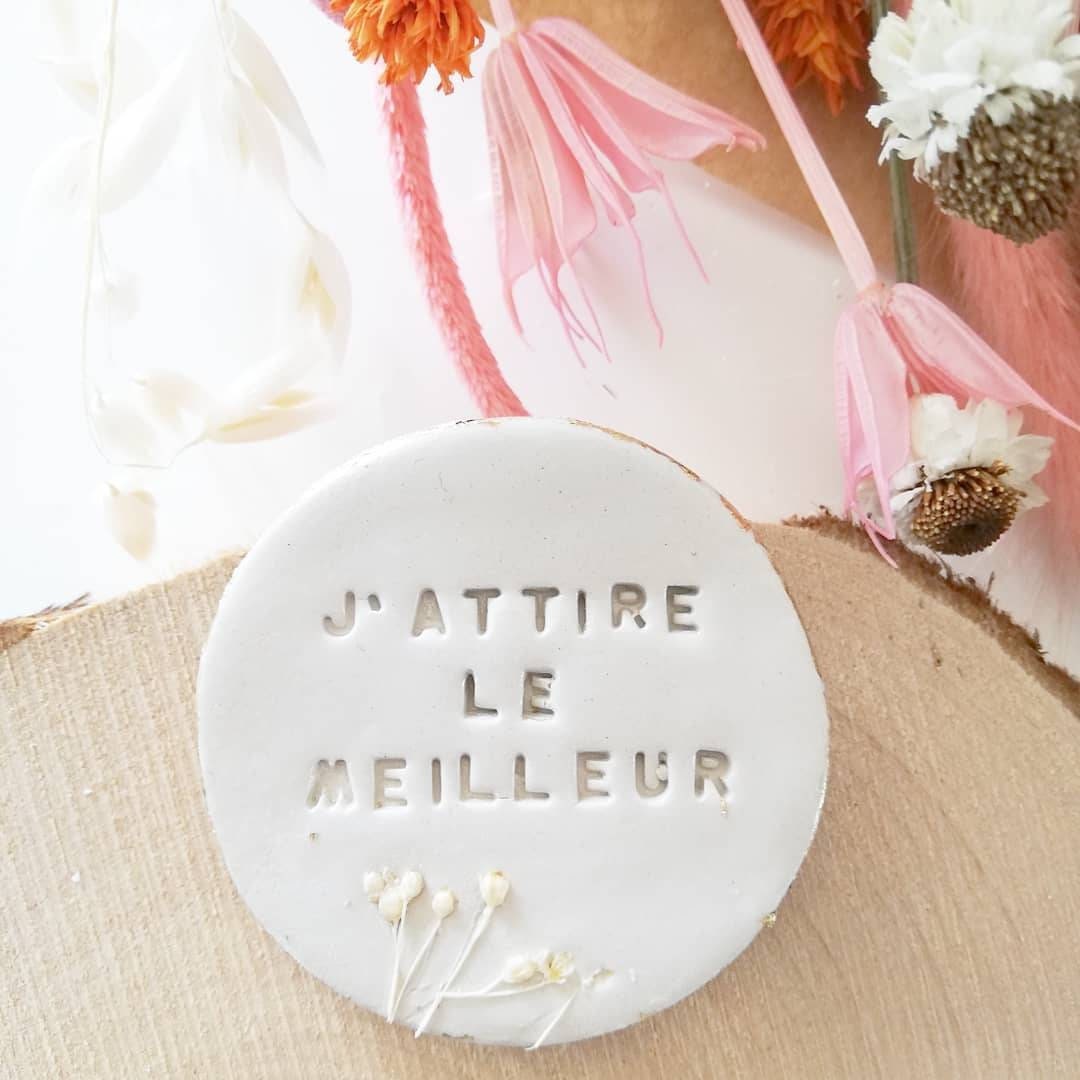 Magnet Décoratif avec Pensée Positive et Bienveillante