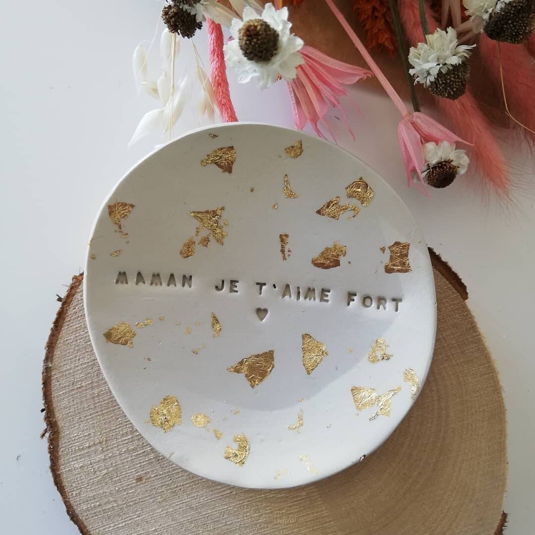 Coupelle à Bijoux ou Vide Poche Au Message Bienveillant