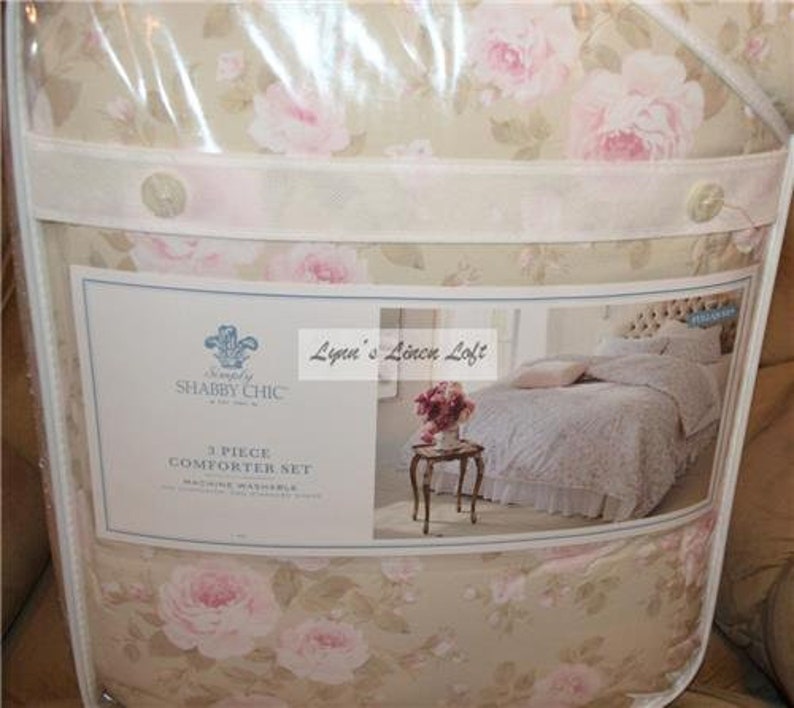 Simply Shabby Chic Queen Comforter Set Rachel Ashwell Dutchess - Etsy