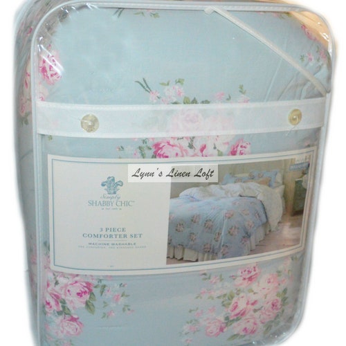 Simply Shabby Chic Queen Comforter Set Rachel Ashwell Dutchess Etsy