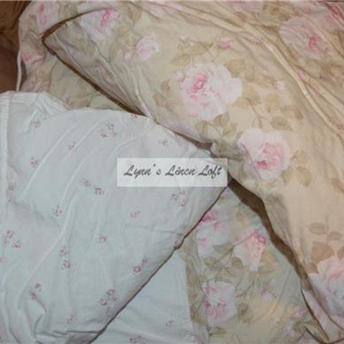 Simply shops Shabby Chic Queen Comforter Set Rachel Ashwell Dutchess Rose Floral Full 3PC