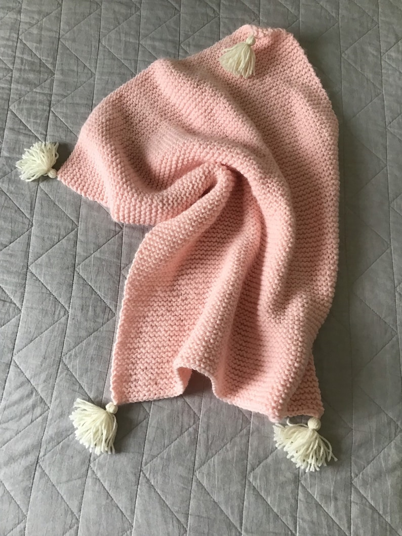 Couverture Bebe Tricot Fait Main