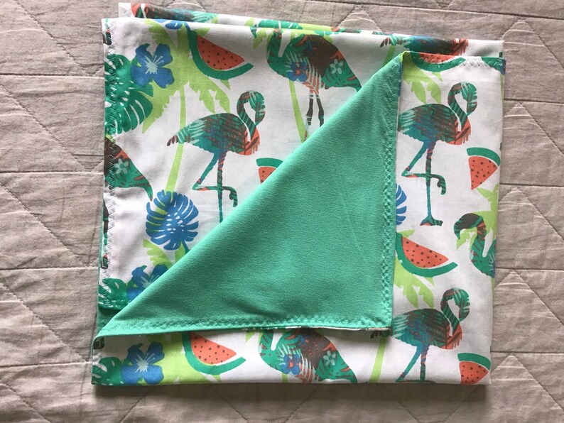 Handmade Reversible Oeko Tex Cotton Lightweight Baby Blanket Etsy