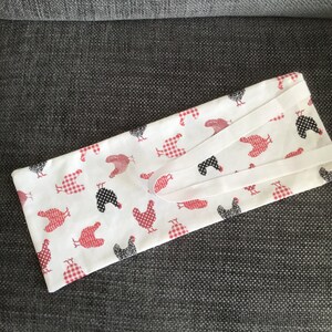 Sac à Pain en Coton Oeko Tex avec Anse pour Baguette Tradition Fait Main / Existe aussi en taille double