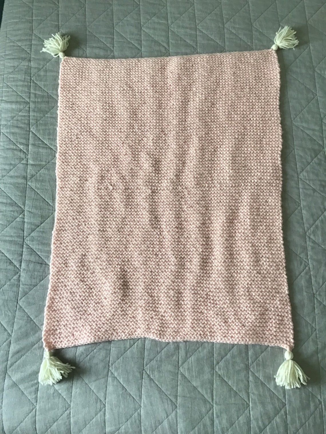 Couverture Bebe Tricot Fait Main