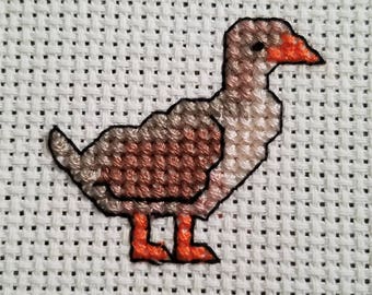 Little Goose Cross Stitch Pattern