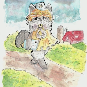 Custom Original Character Design (Traditional and Digital!)