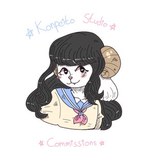 Konepeito Commissions - Half Body