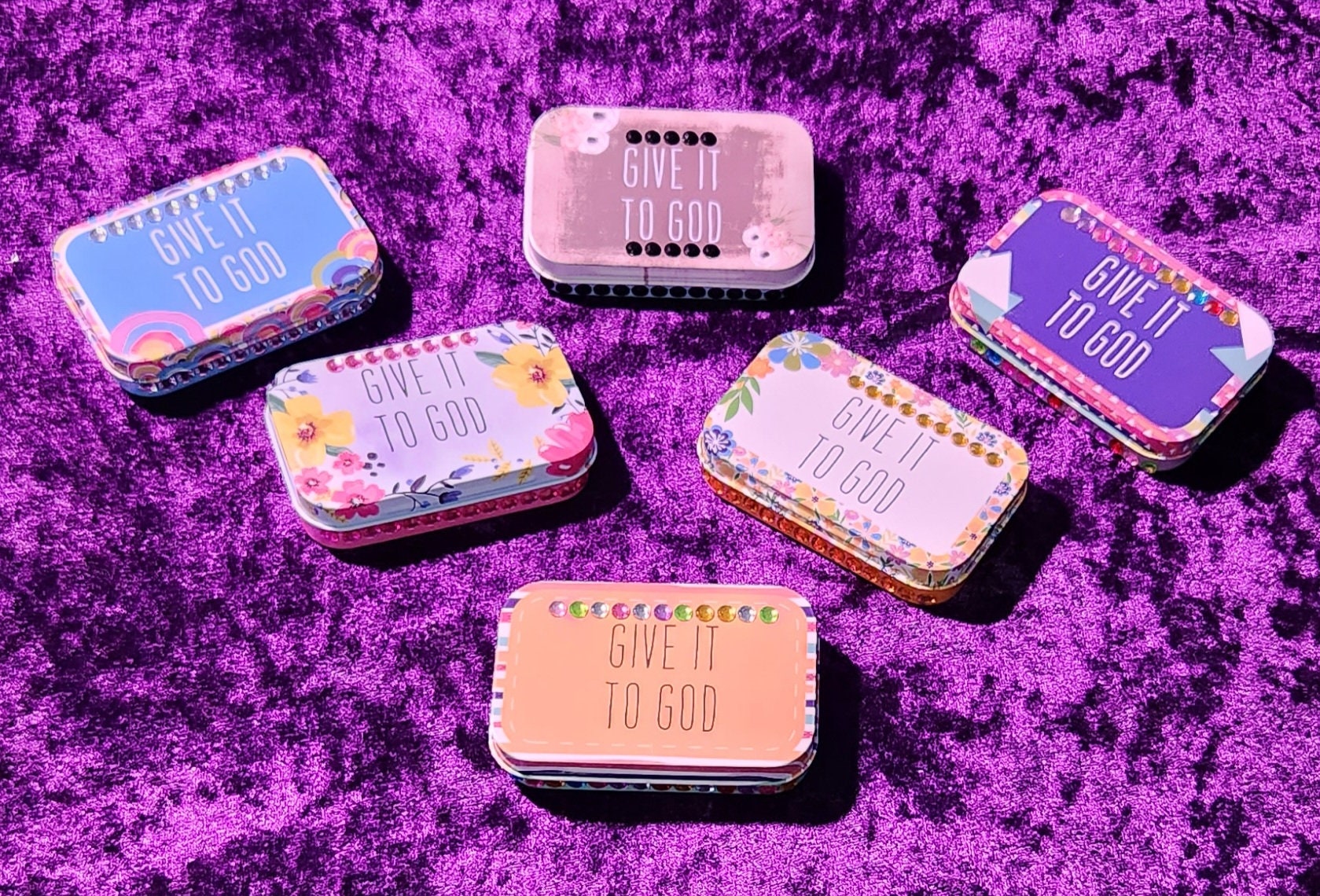 Prayer Box-Inspirational, Bedazzled,  & Can Be Customized with Your Name!On Sale for Your Favorite Students! Bulk Orders Welcome!