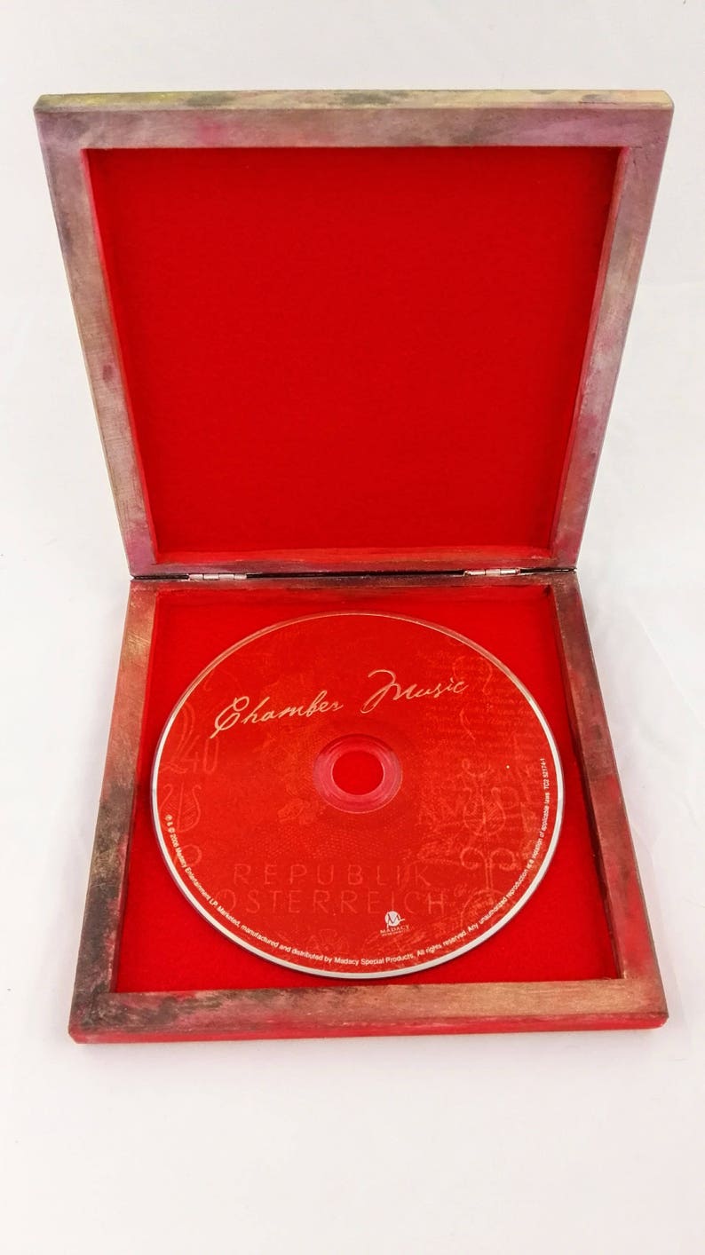 Sophisticated CD Box Wooden Cd Box Cd Case Classical Music Etsy