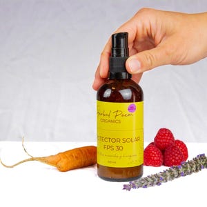Organic Mineral Sunscreen SPF 30 UVA / UVB Protection 100ml | Organic Natural Sunscreen | Natural Vegan Sun Protection |non nano Zinc Oxide