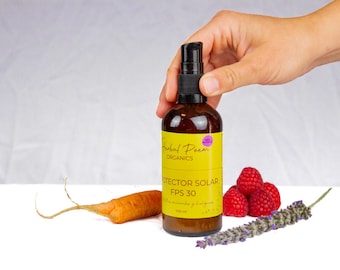 Organic Sunscreen SPF 30: Natural Non-Nano Zinc Oxide, 100ml