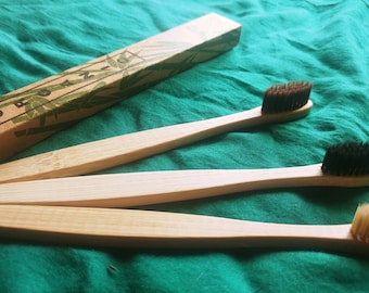Natural Bamboo Toothbrush: Eco-Friendly, Soft Bristles