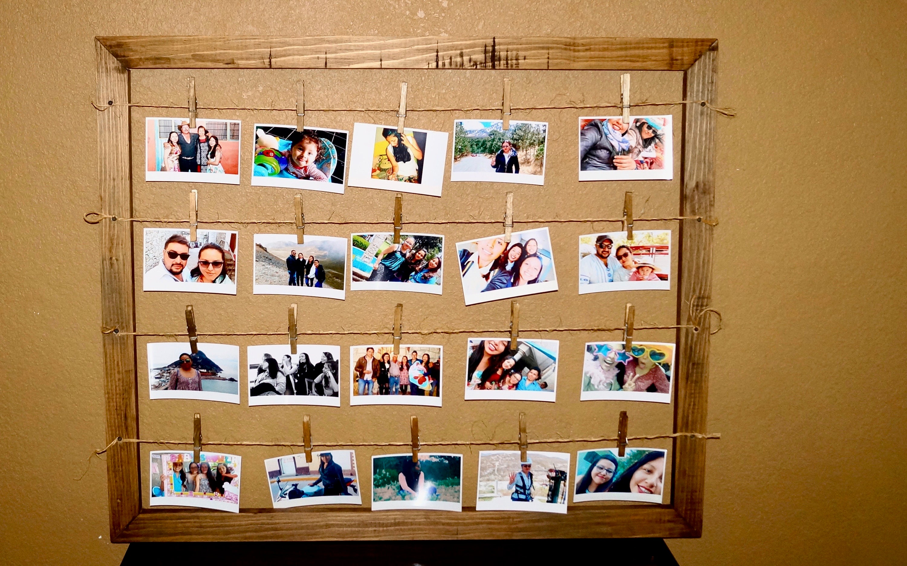 Frame picture custom collage picture snapshots Etsy