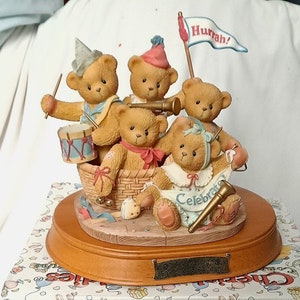Cherished Teddies 5th Anniversary Figurine 205354 From 1996