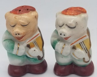 Pigs Salt & Pepper Shakers, Made in Occupied Japan