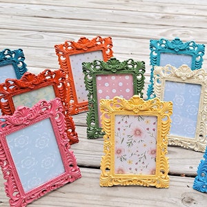 4x6 Picture Frames, 4x6 frame, Fun, Bright, Colorful 4x6 Photo Frames, Quality RESIN, Pink, Red, Yellow, Black, Green, Orange, Blue... image 2