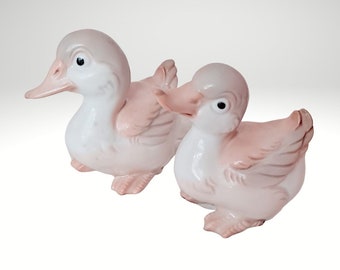 Ardco Ducklings, Pair of ducks, Porcelain, Mid century figurines, Excellent condition