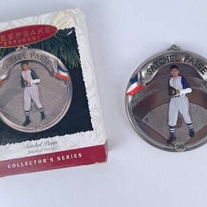 1993 Satchel Paige Hallmark Keepsake Ornament from the Baseball Heroes Series
