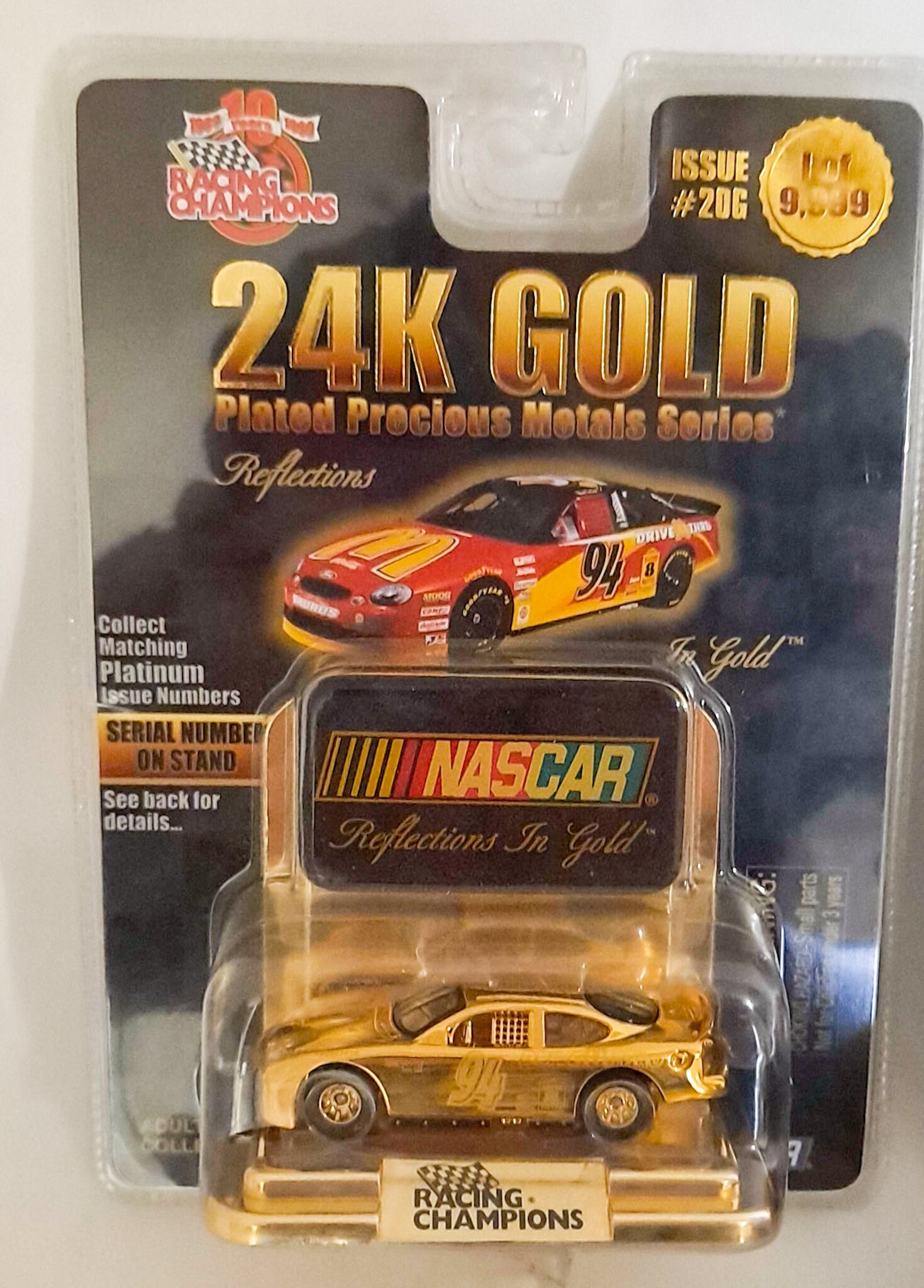 Bill Elliott #94 NASCAR Vintage Diecast Collectible Cars Number 94