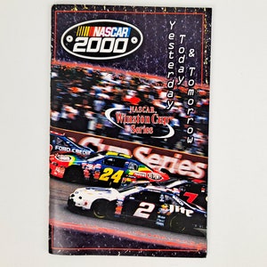 Vintage NASCAR 2000 Winston Cup Series Magazine Yesterday, Today & Tomorrow
