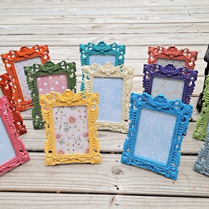 4x6 Picture Frames, 4x6 frame, Fun, Bright, Colorful 4x6 Photo Frames, Quality RESIN, Pink, Red, Yellow, Black, Green, Orange, Blue... image 7