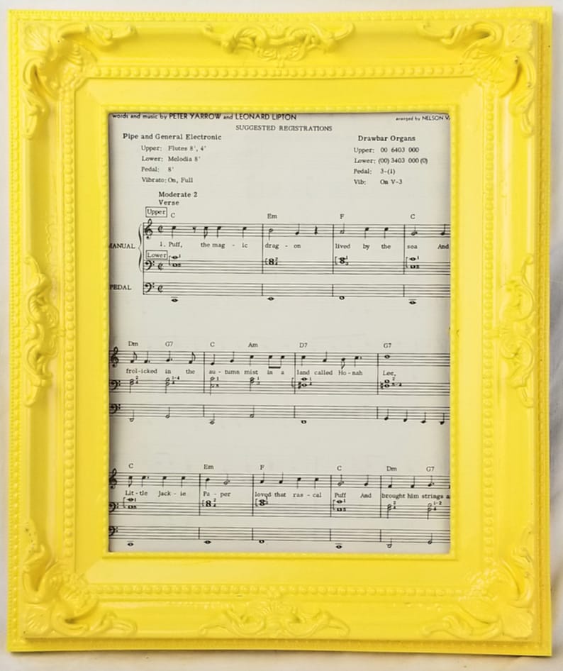 3 1/2 x 5 inch photo frames, PLASTIC, fun bright multicolored, baroque style Yellow