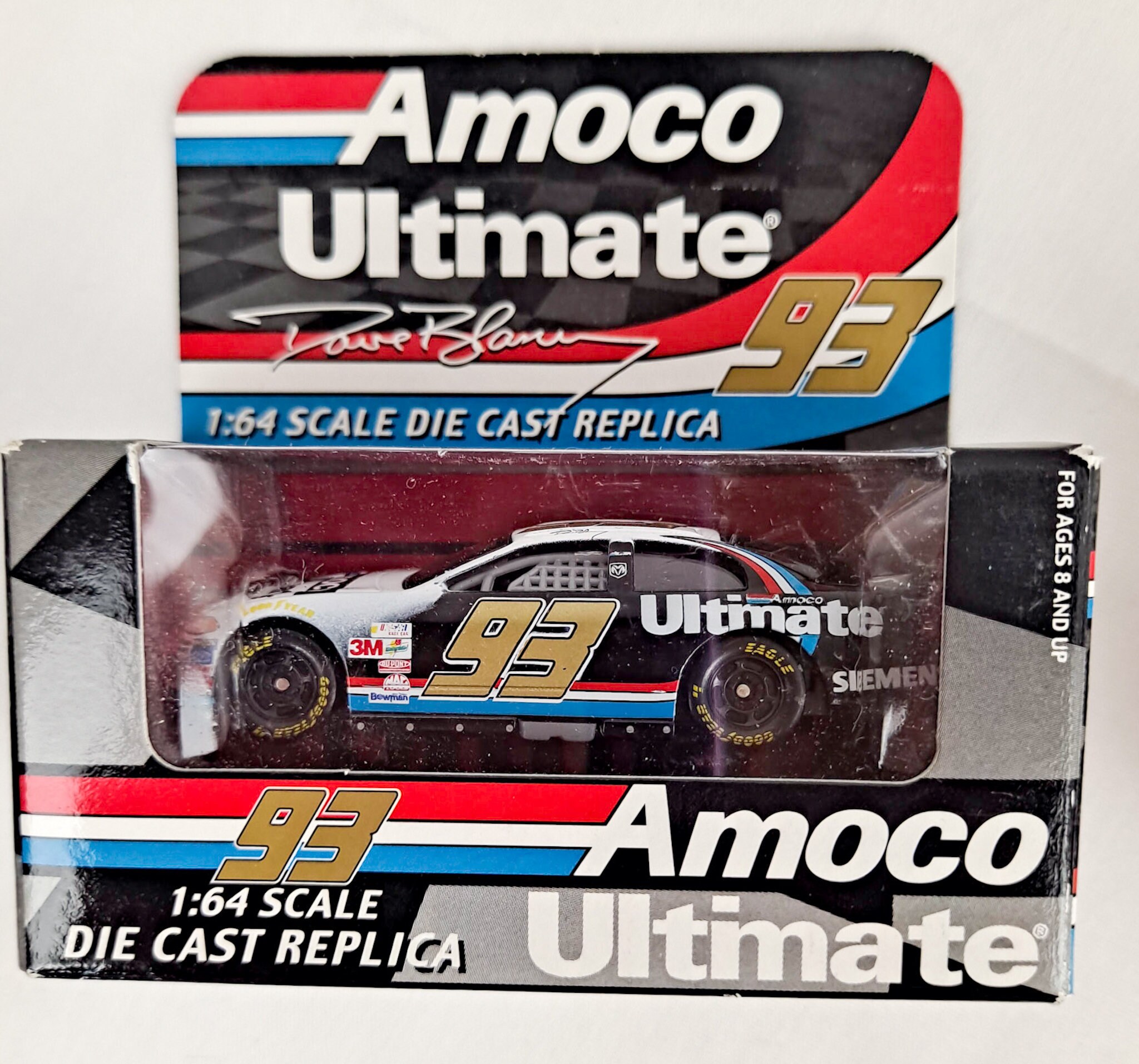 Dave Blaney #93 Amoco Racing Vintage NASCAR Diecast Car 1:64 - Etsy