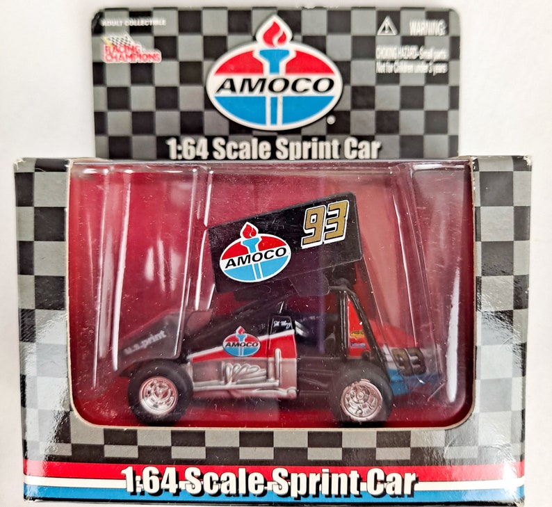 Dave Blaney #93 Amoco Racing Sprint Car Vintage NASCAR Diecast Car 1:64 ...