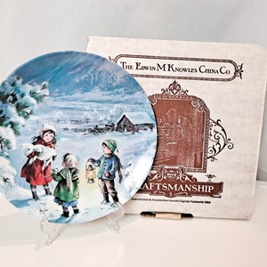 Edwin Knowles &quot;The Lost Bambi&quot; Collector Plate 2nd in Nature&#39;s Child Series Bradford Exchange, 1990