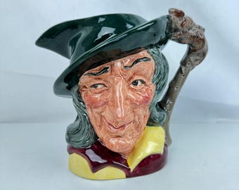 ヴィンテージ ロイヤルドルトンの「old salt」。髭の水夫と人形のジャグ ヴィンテージ ロイヤルドルトンの「old salt」。髭の水夫と人形のジャグ