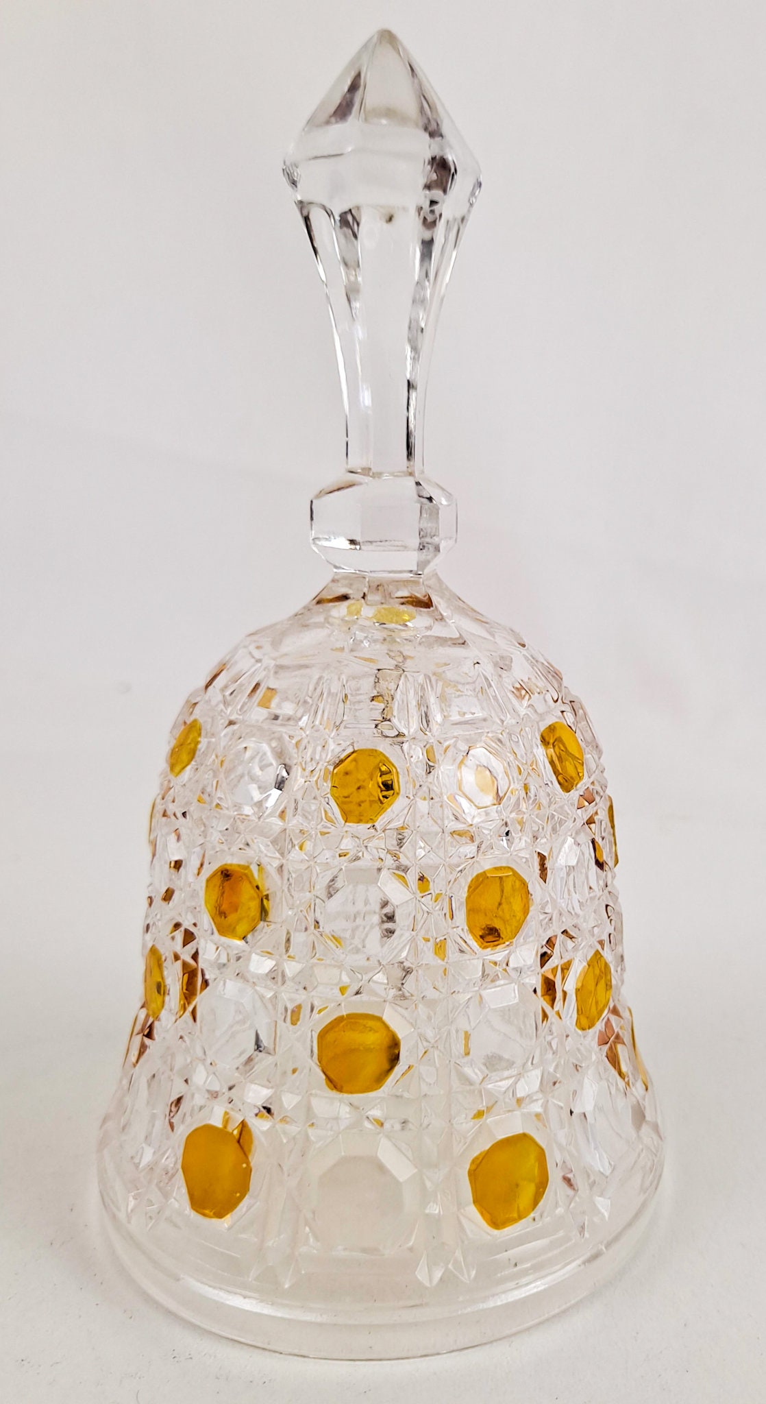 【未使用 】高級ガラス  ドイツ Anna Htte Bleikristall Anna Hutte Bleikristall Lead Crystal Basket w/Handle & w