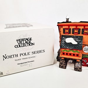 Dept 56 Elves Trade School 56387 North Pole Series, Heritage Village Collection 1995