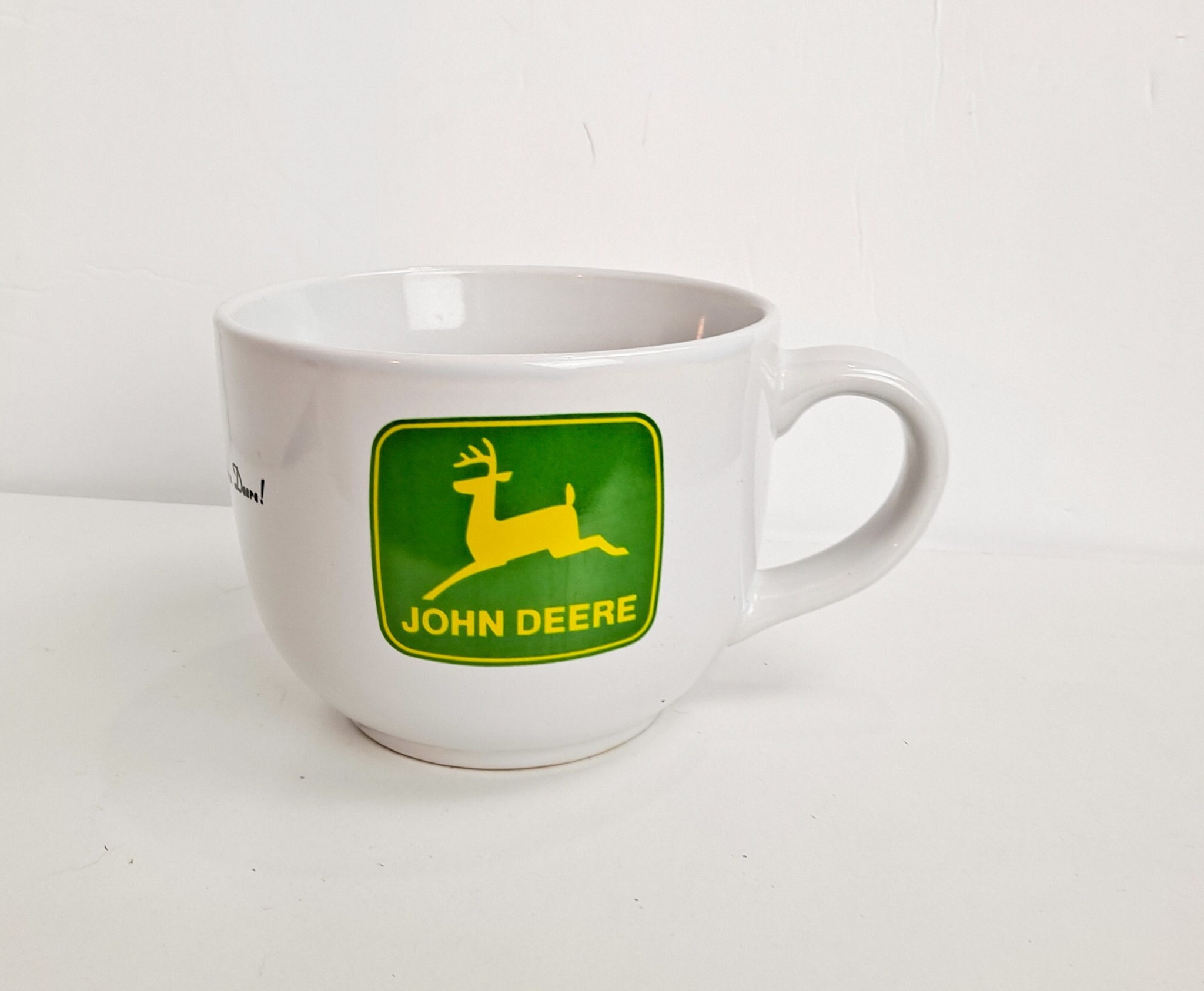 John Deer Tractor 16oz Solo Cups, J D logo on Yellow Cup, Disposable Cups  for Farm Party, John D Stadium Cup