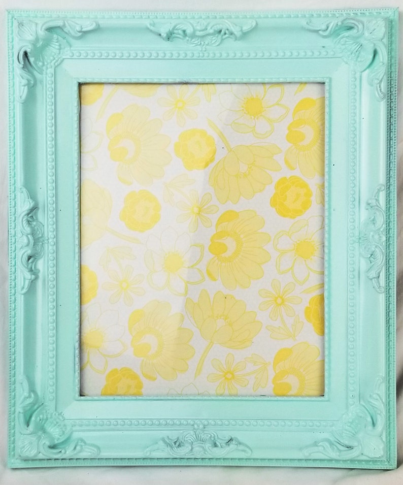 3 1/2 x 5 inch photo frames, PLASTIC, fun bright multicolored, baroque style Light Turquoise