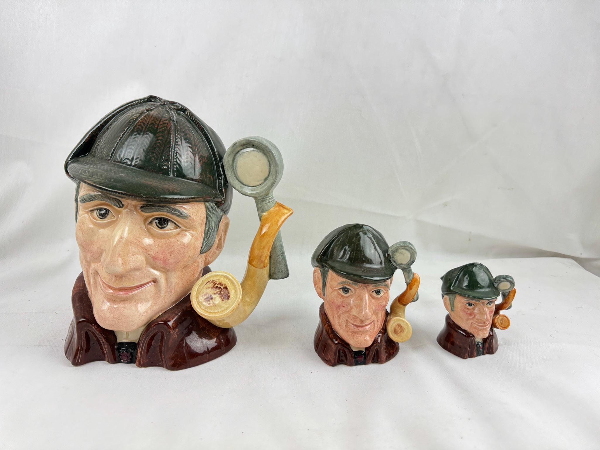 1972年ロイヤルドルトンThe Sleuth シャーロックホームズトビージャグ