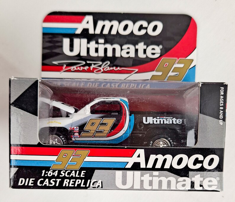 Dave Blaney #93 Amoco Racing Sprint Car Vintage NASCAR Diecast Car 1:64 ...