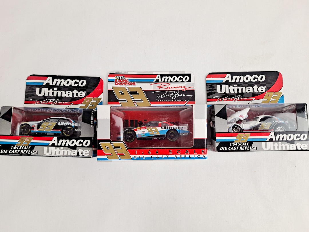 Dave Blaney #93 Amoco Racing Vintage NASCAR Diecast Car 1:64 - Etsy